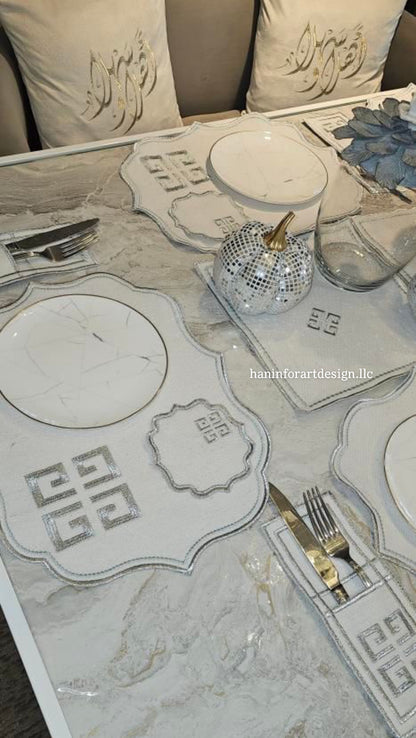 Silver Givenchy-Tableware set