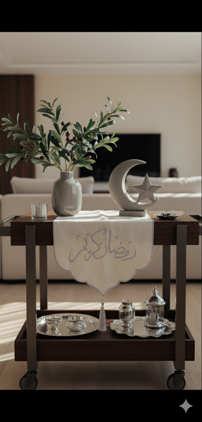 welcoming runner "Ramadan kareem"