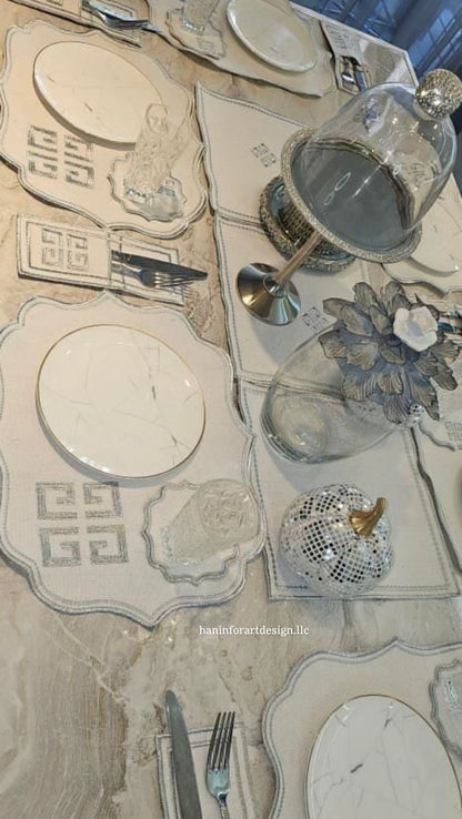 Silver Givenchy-Tableware set