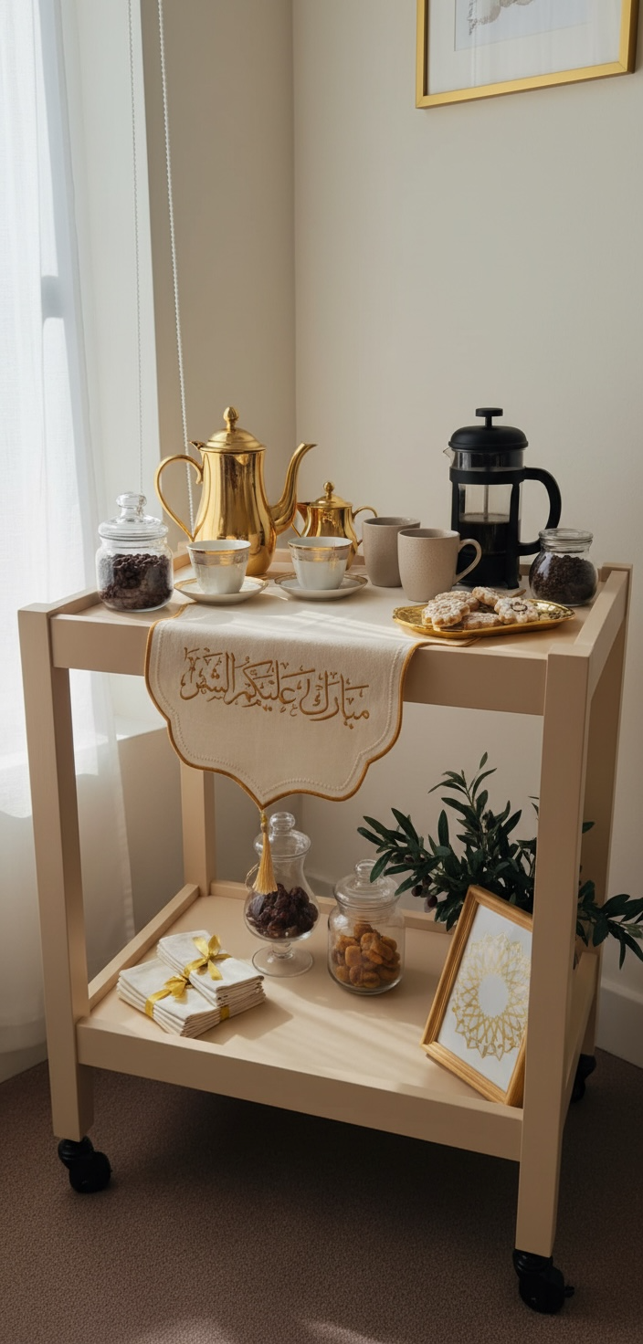 welcoming runner "Mubarak Alikom Alshahr"