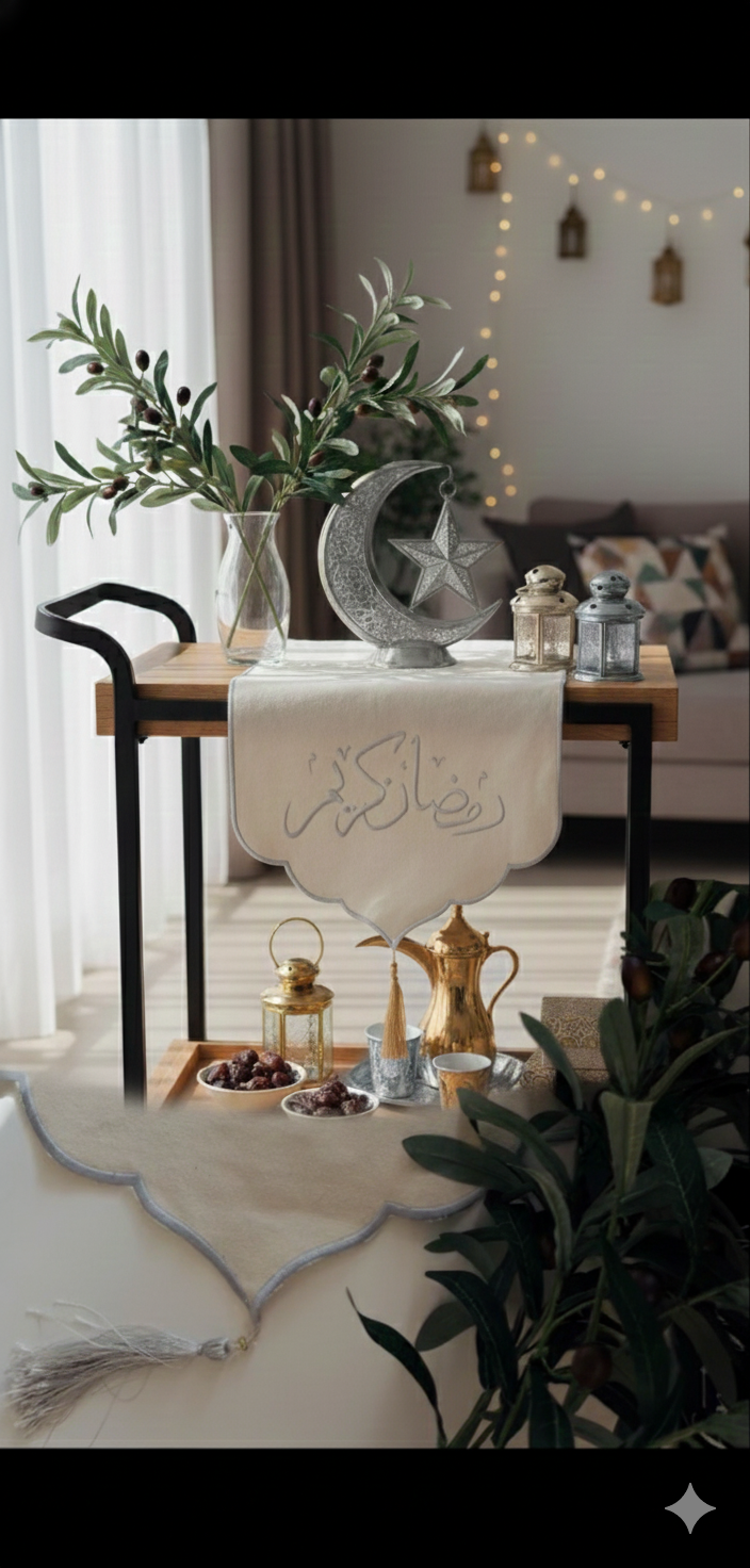 welcoming runner "Ramadan kareem"