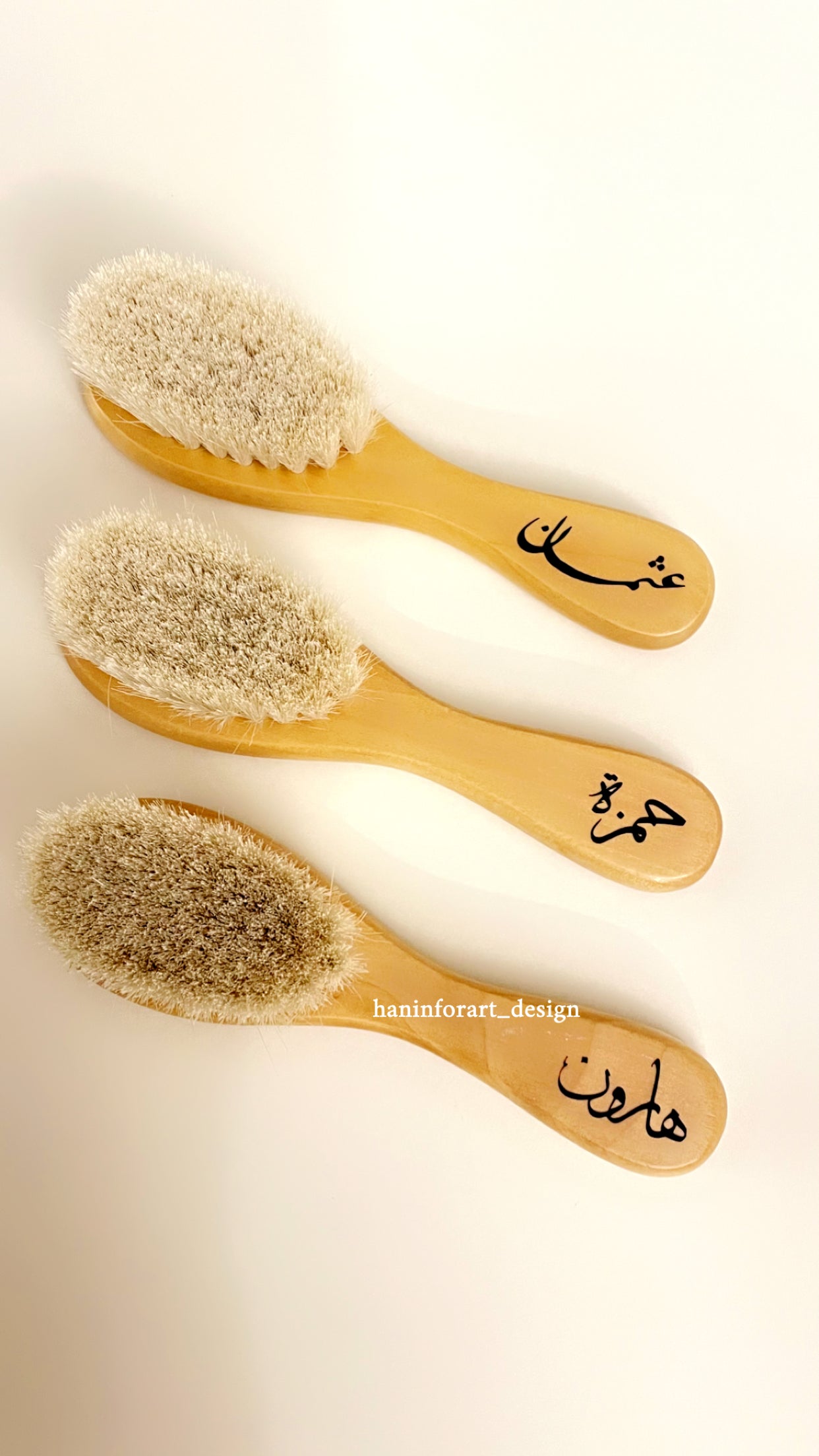 Newborn hairbrush