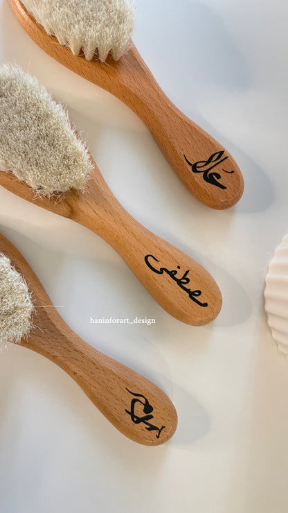 Newborn hairbrush